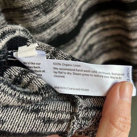 Eileen Fisher Organic Linen Sweater Top - Picture 4 of 4